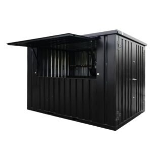 BARCONTAINER 3×2 XL METER SCHWARZ RAL 9005