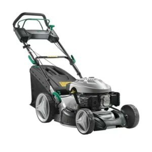 Benzin Rasenmäher – 3,77 PS | 46cm Schnittbreite | 60L Fangkorb | Antrieb | 7-Schnittstufen