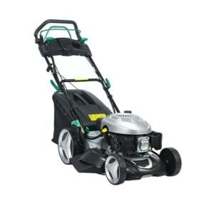 Benzin Rasenmäher – 3,77 PS | 46cm Schnittbreite | 60L Fangkorb | Vario-Antrieb & Elektrostart