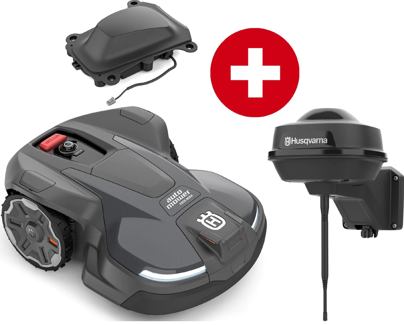 Husqvarna Automower 450X NERA mit EPOS RS5 und EPOS Plug-In – Modell 2024